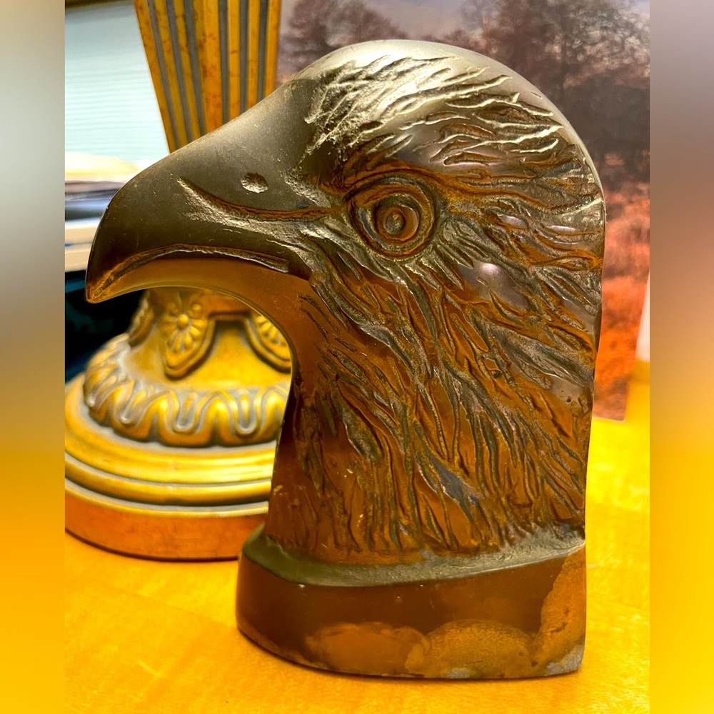 Vintage brass - bookend/doorstop - only 1